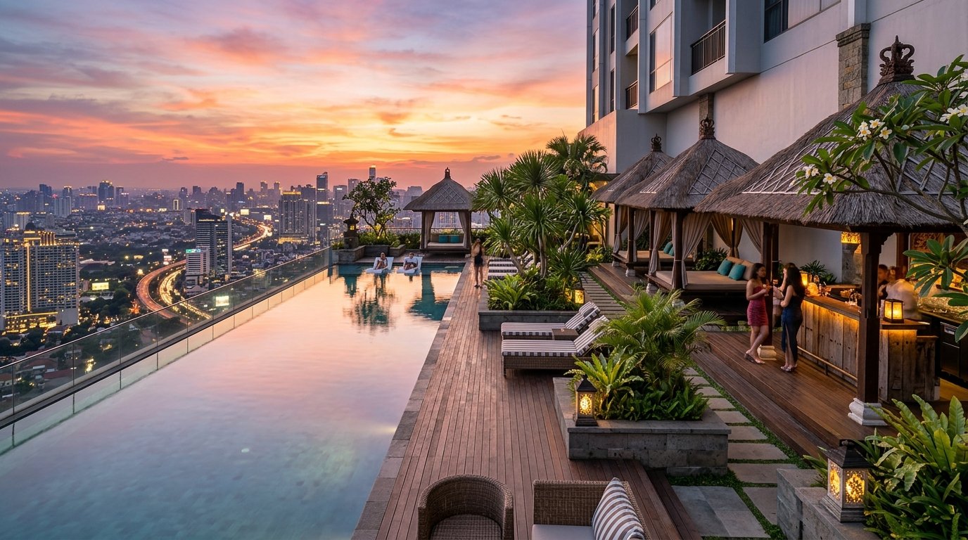Rooftop Swimming Pool & Skyline Lounge